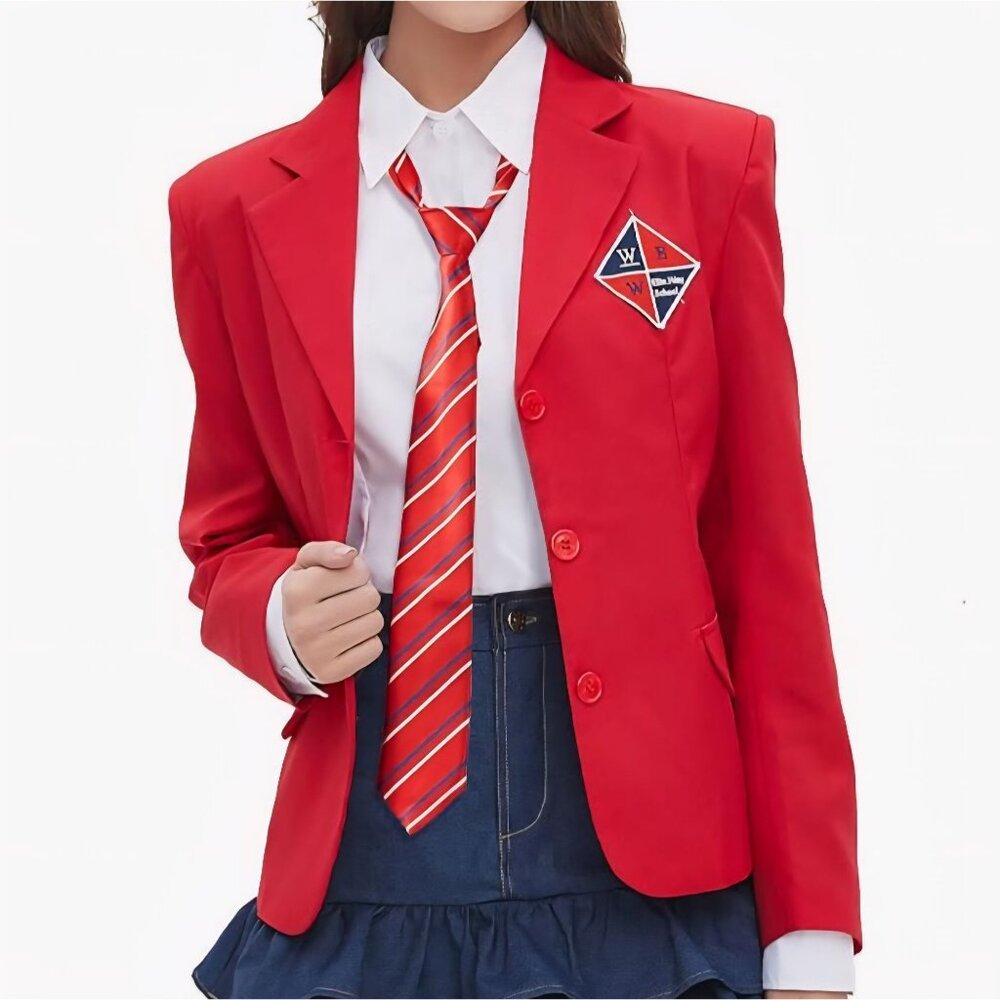 Eliteway School Red Blazer Only Rebelde Cosplay Costume Womens 2X